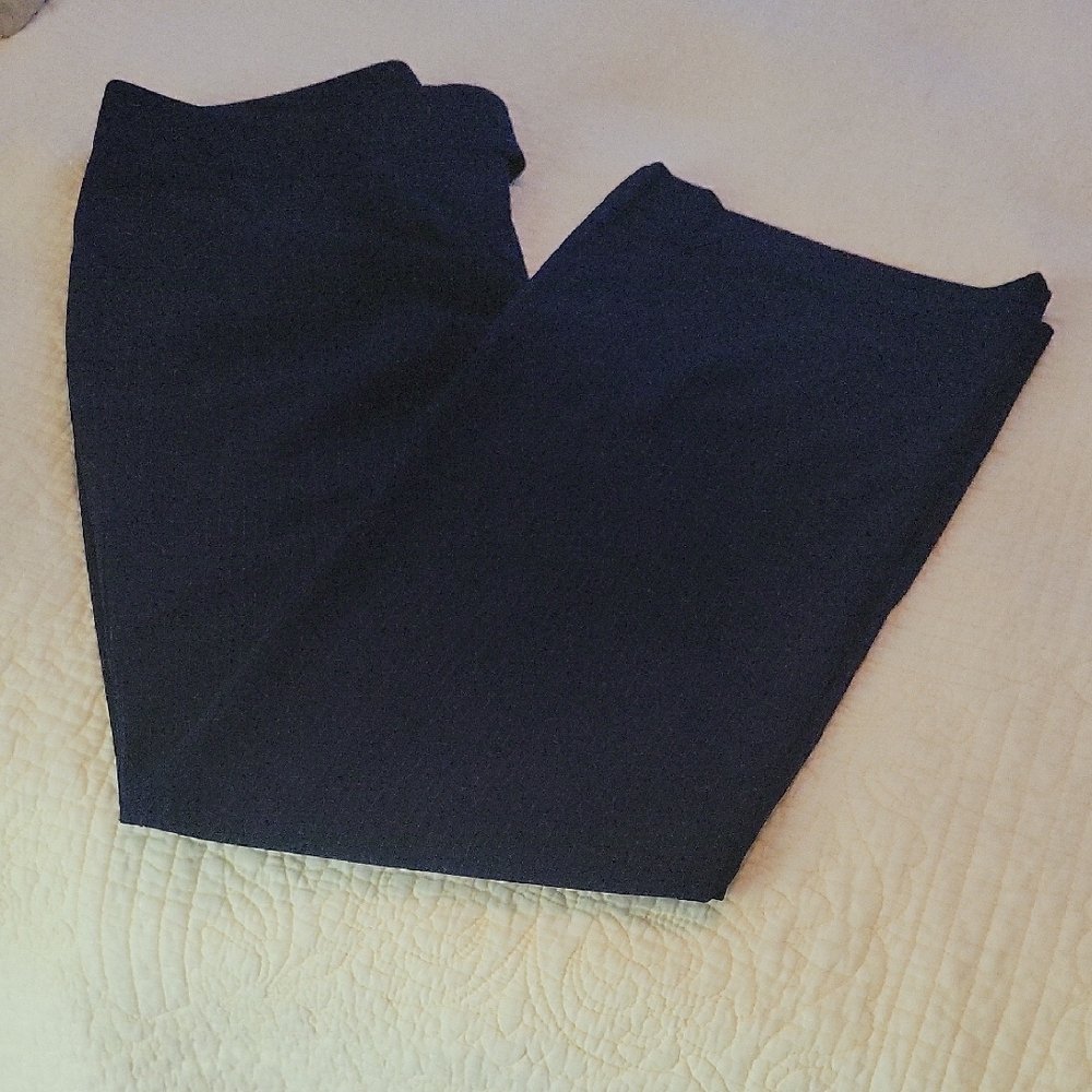 New York & Company Pinstripe Navy Pants